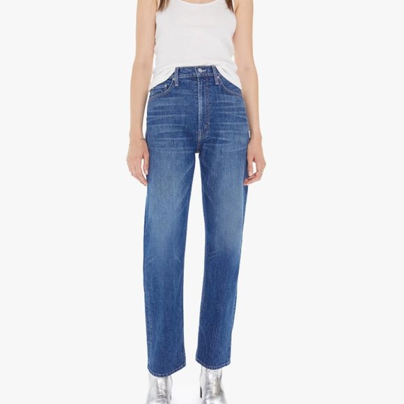 MOTHER High Waisted Study Hover Jeans